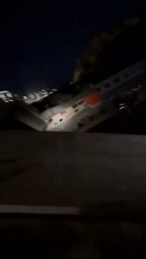 Обвал мосту на залізницю у Брянській області 31.05.2025. Відео Astra