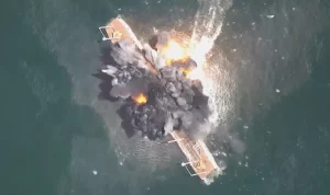 Сили оборони вдарили по базі російських морських дронів у Криму