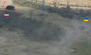 Український та російський танки зійшлися в бою під Сіверськом