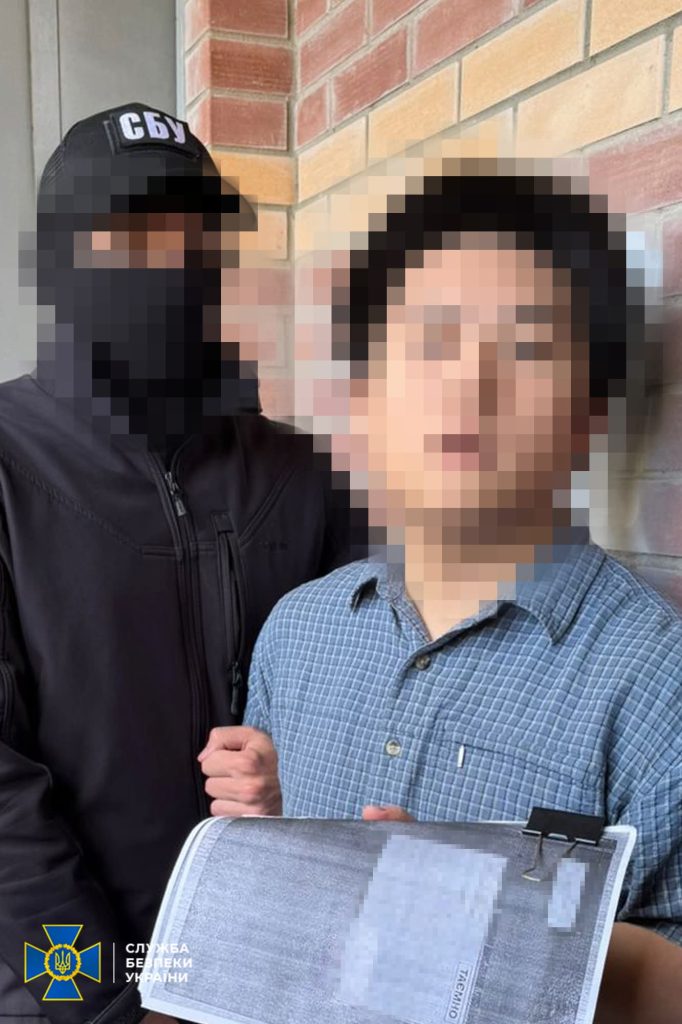 Затриманий у Києві громадянин КНР за шпигунство. Липень 2025. Фото: СБУ 