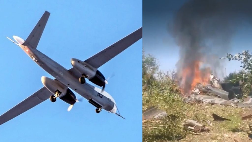 Russian Altius Strike Drone Crashes in Kazan
