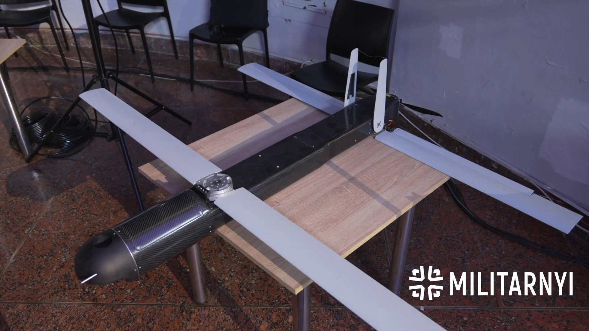 Ukrainian POP Fly Universal Drone by REACTIVE DRONE. June 2025, Ukraine. Photo credits: Militarnyi