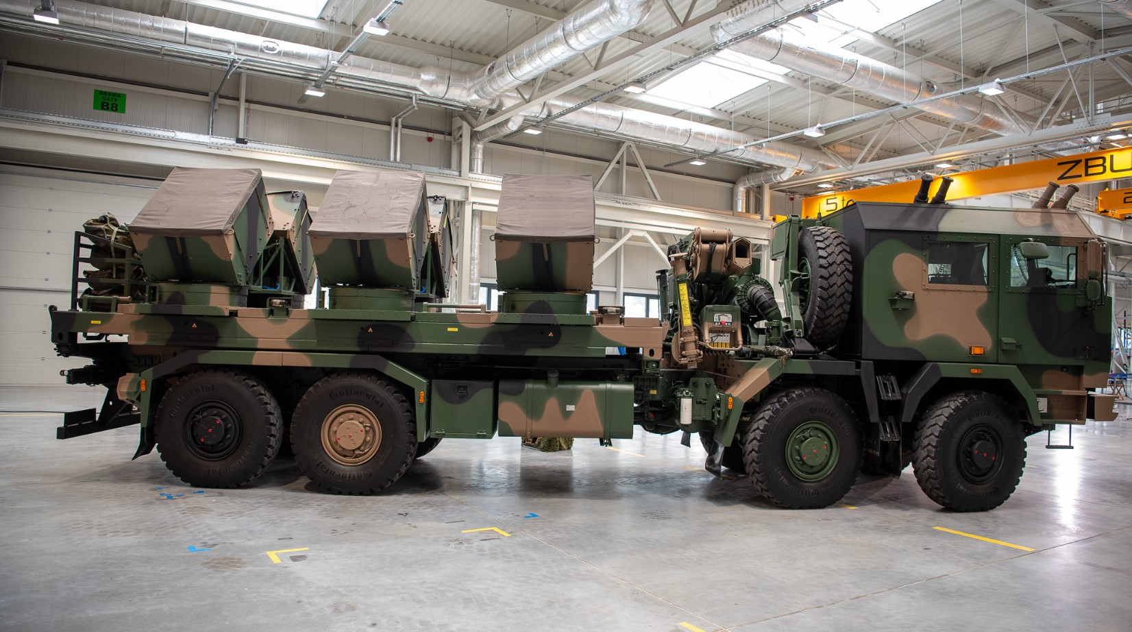 Baobab-K mobile minefield system. June 2023, Poland. Photo credits: Polish Ministry of Defense