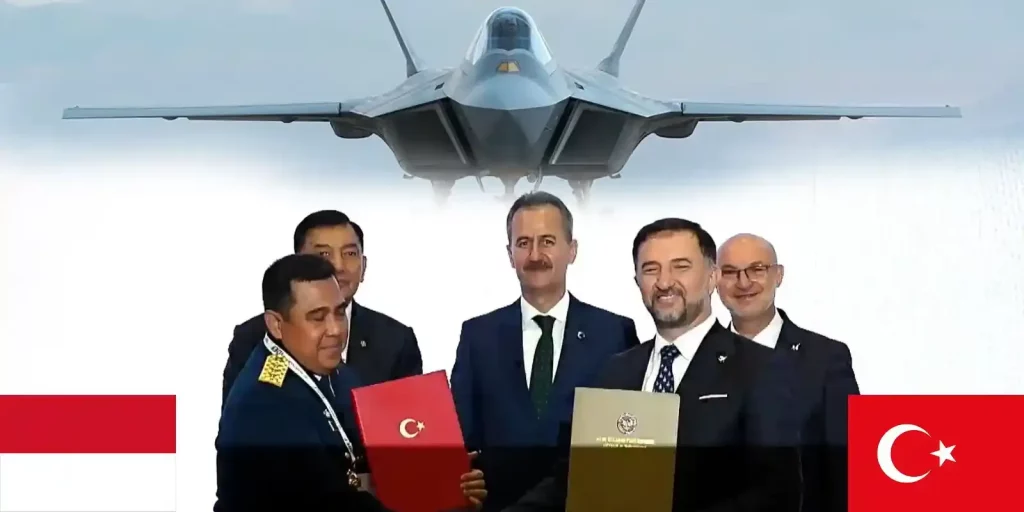 Підписання контракту на закупівлю Індонезією літаків KAAN. Фото TurDef