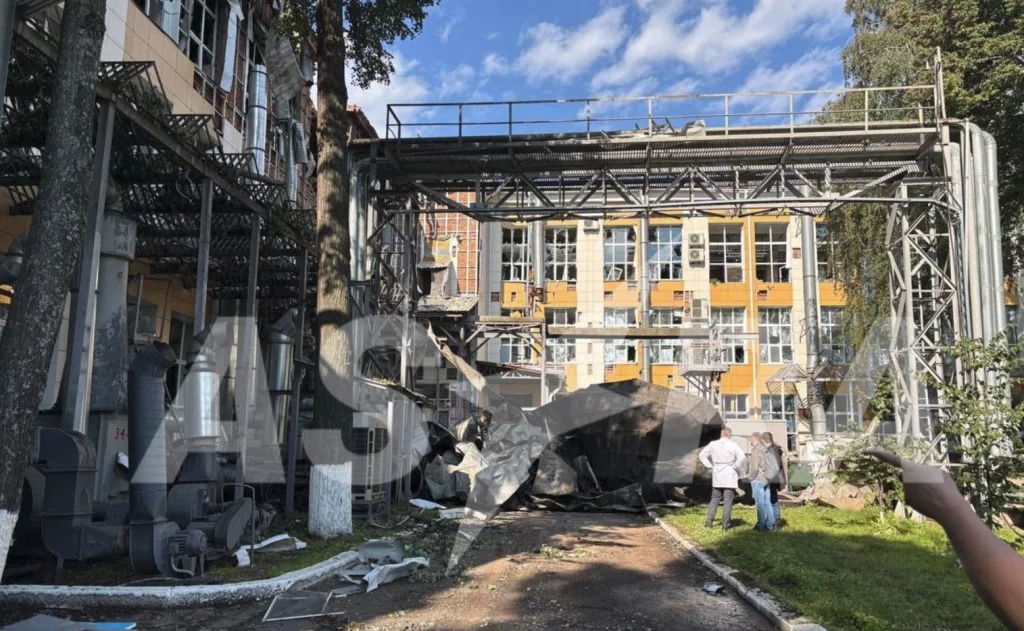 Російський завод "Купол" після українського удару. Липень 2025. Росія. Джерело: ASTRA