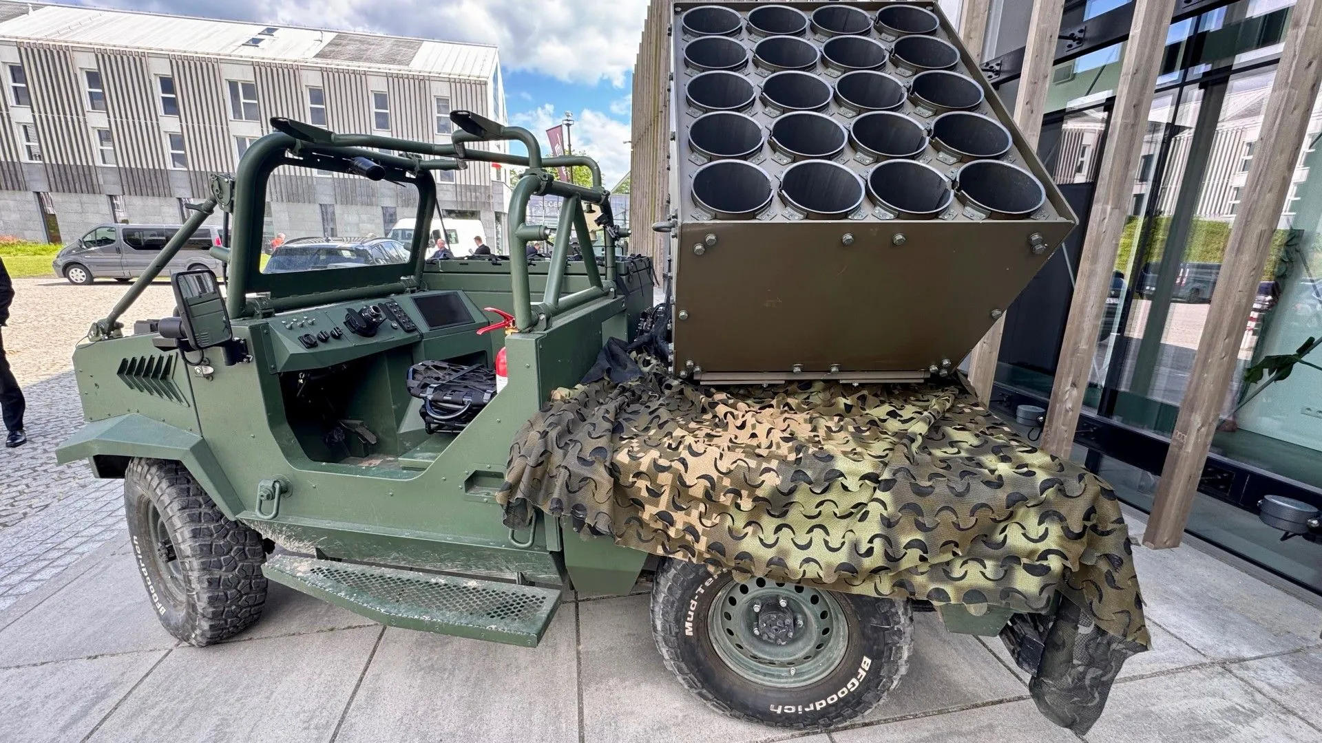 Bluszcz mobile airborne remote mining system. Photo credits: Defence24