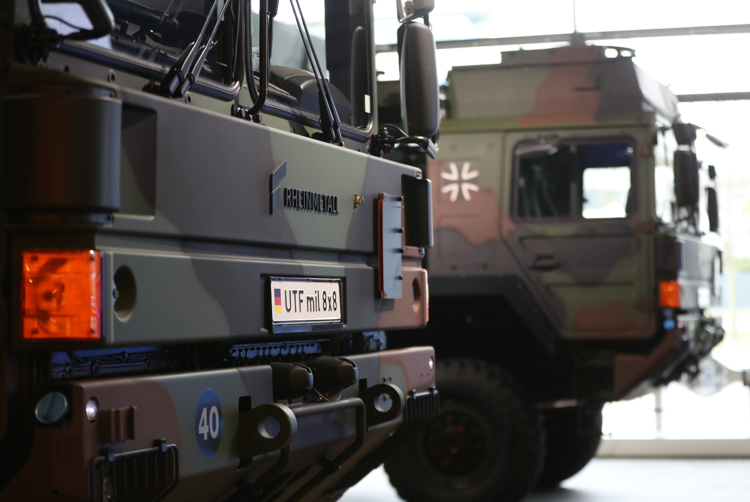 UTF family army trucks from Rheinmetall. Photo credits: Rheinmetall AG