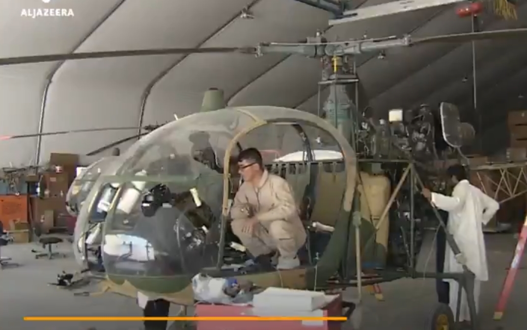 Афганський гелікоптер Cheetal у 2021 році. Джерело: Al Jazeera