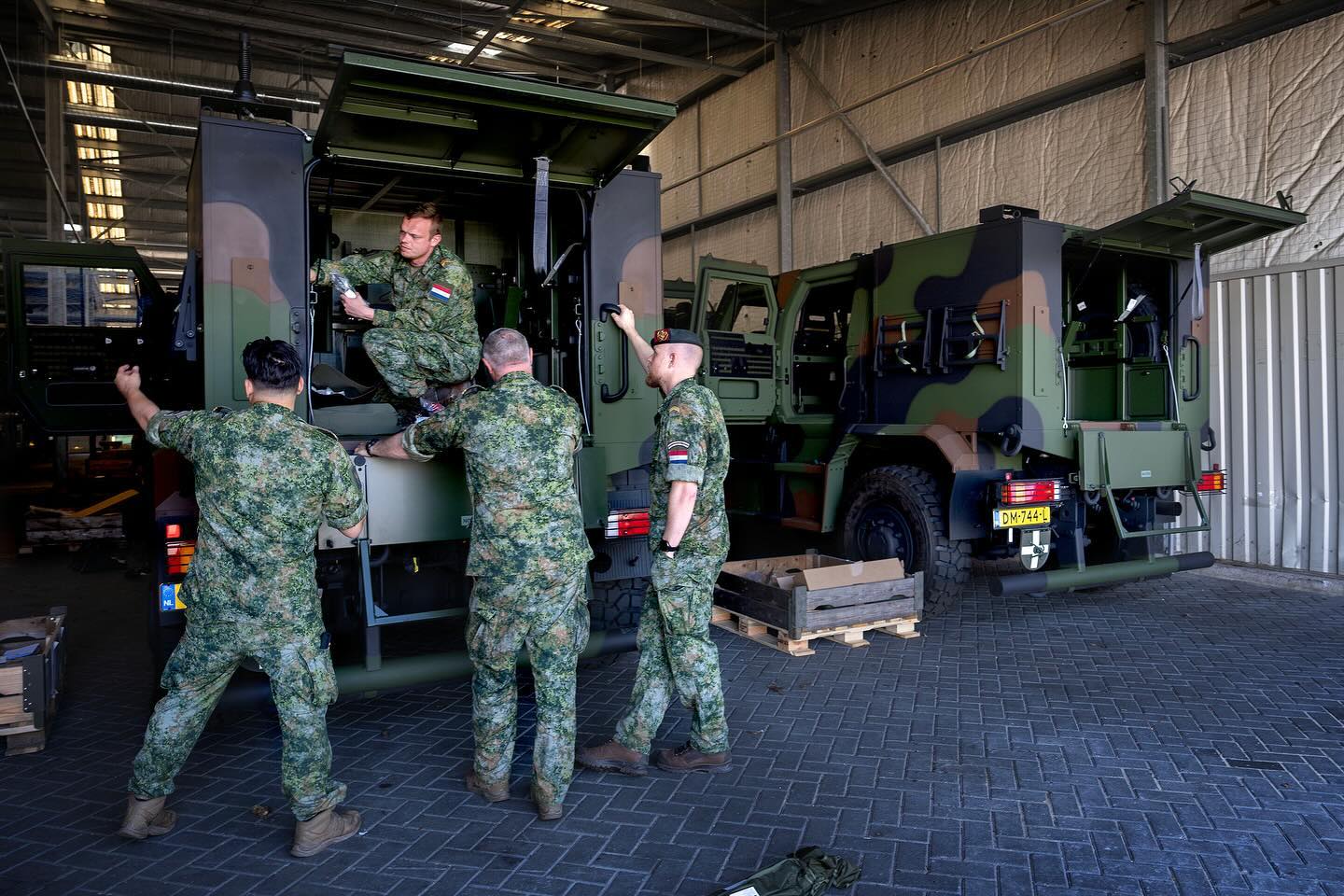 Manticore armored vehicles of the Dutch army. May 2024. Photo credits: Royal Netherlands Army
