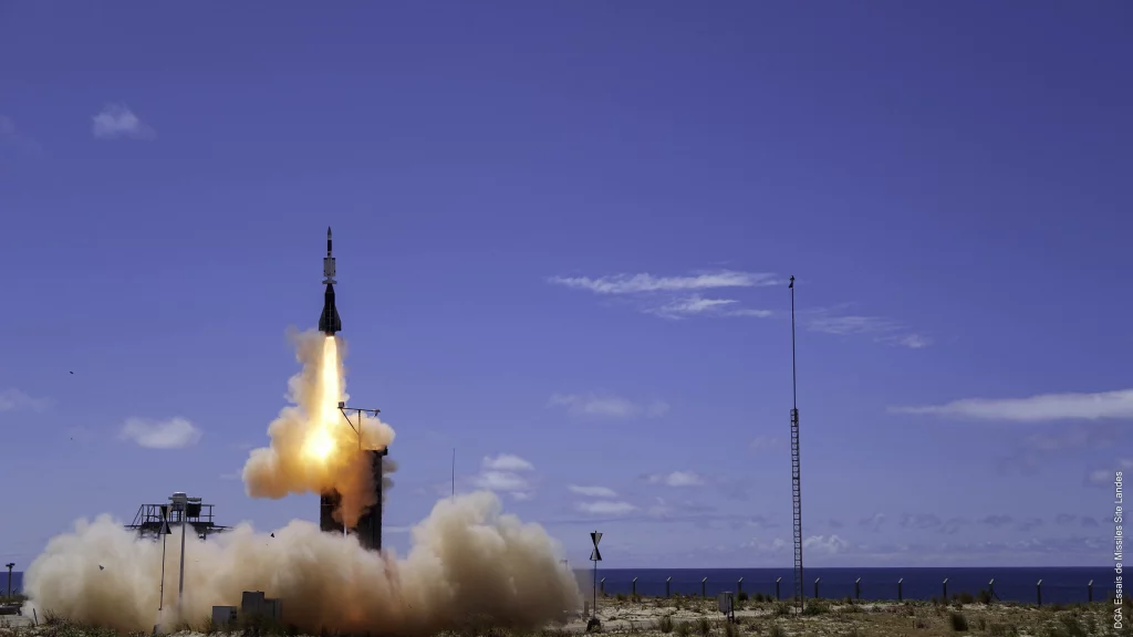 Пуск ракети Aster 30 B1NT (Block 1 New Technology) з ЗРК SAMP/T NG. Літо 2025. Джерело: eurosam