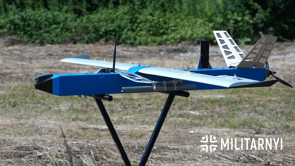 Besomar interceptor drone with a shotgun. Photo credits: Militarnyi