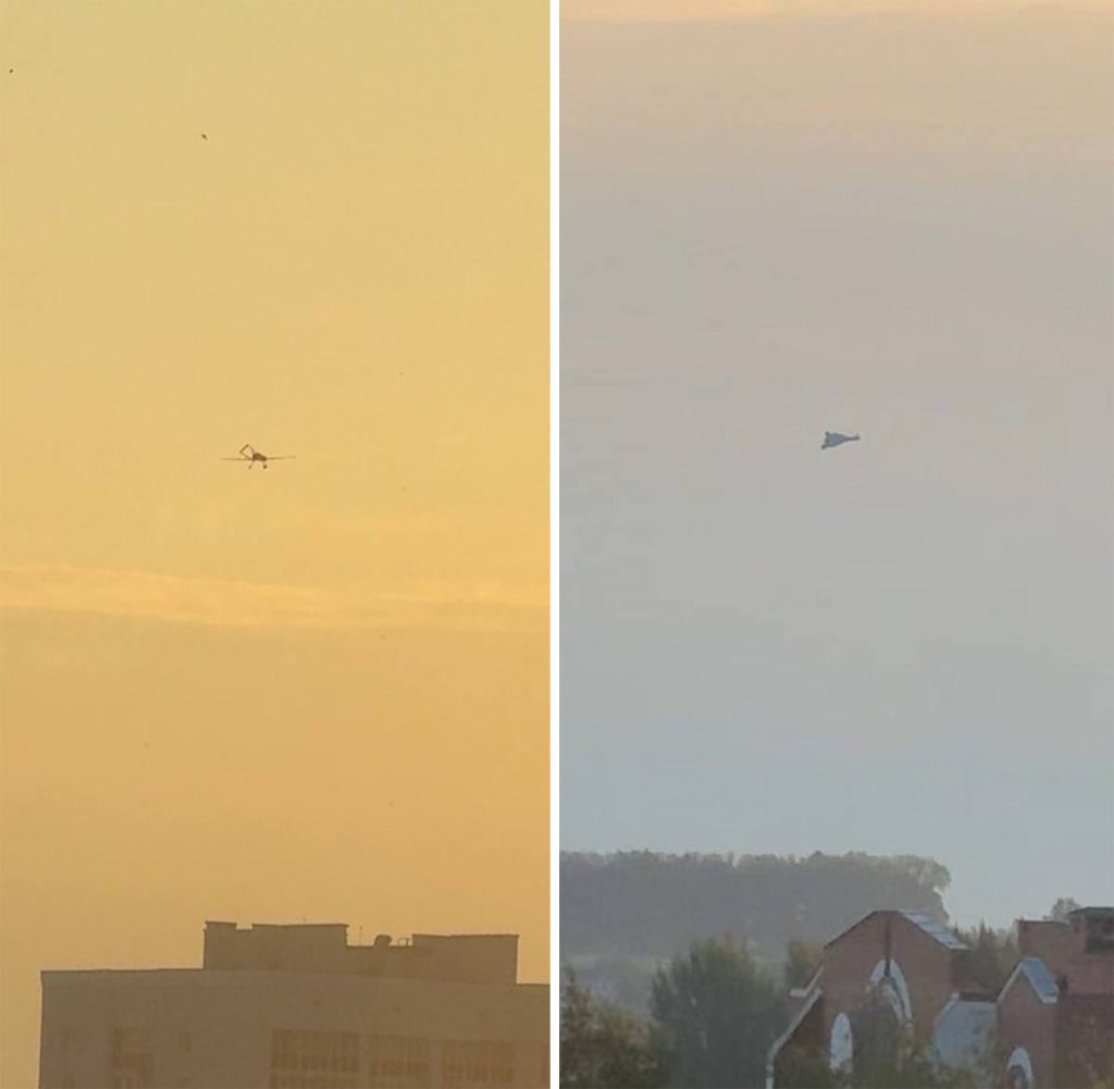 Ударні безпілотники над містом Пенза. 02/08/2025. Фото: Exilenova+