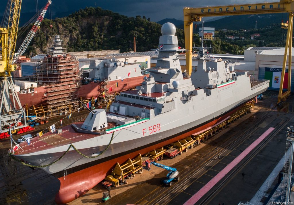 Фрегат F 589 «Emilio Bianchi». Фото: Fincantieri 