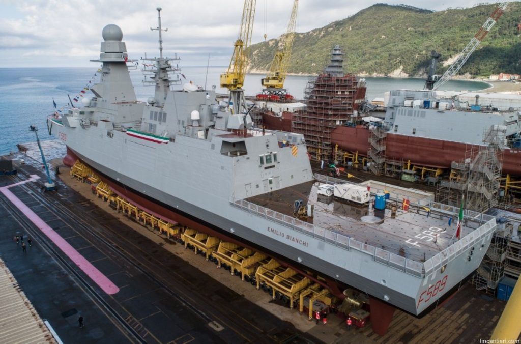 Фрегат F 589 «Emilio Bianchi». Фото: Fincantieri 