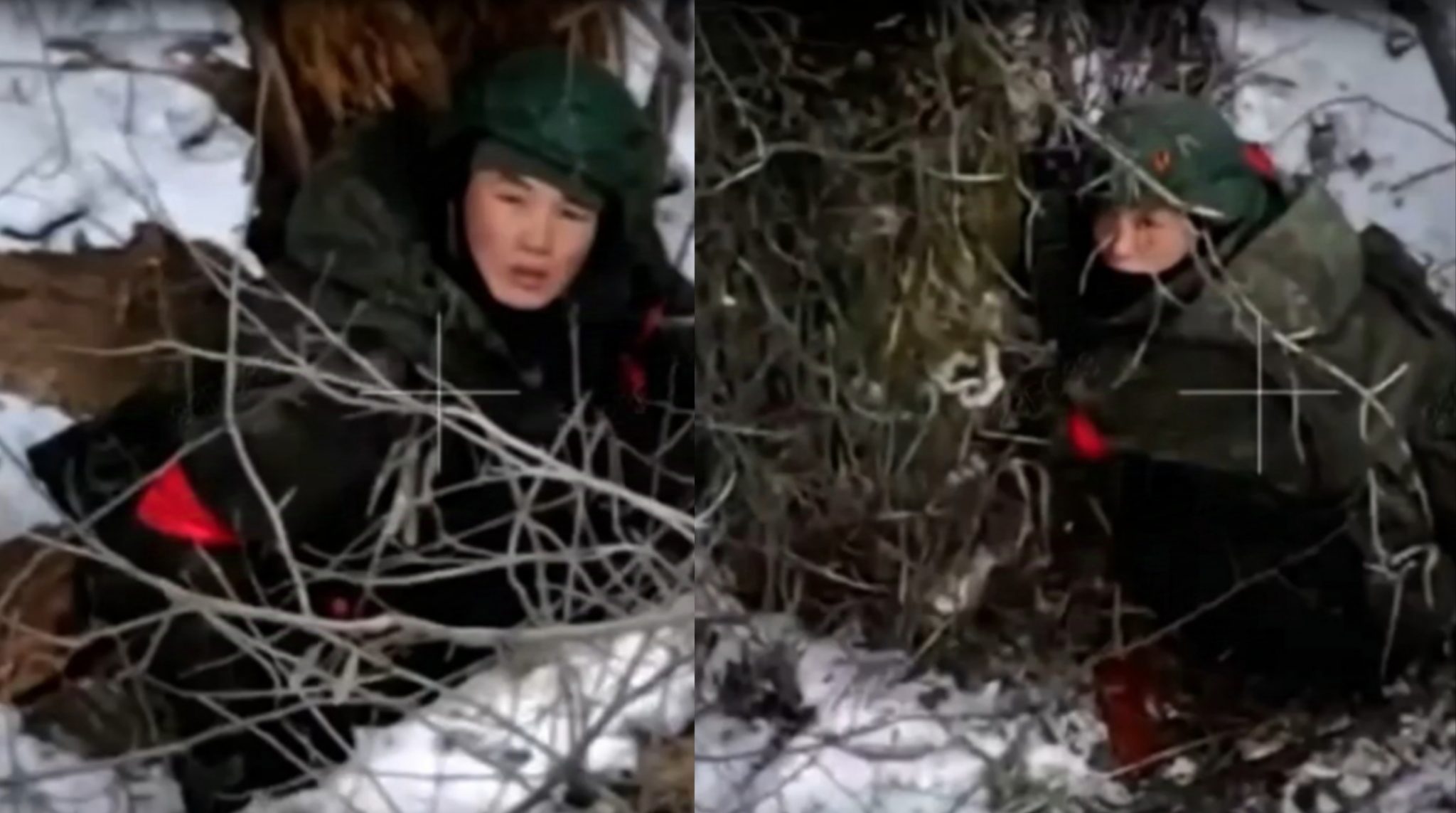 North Korean military in Russia’s Kursk region. December 2024. Photo credits: screenshot from the video of the 95th Motorized Rifle Brigade of the Armed Forces of Ukraine