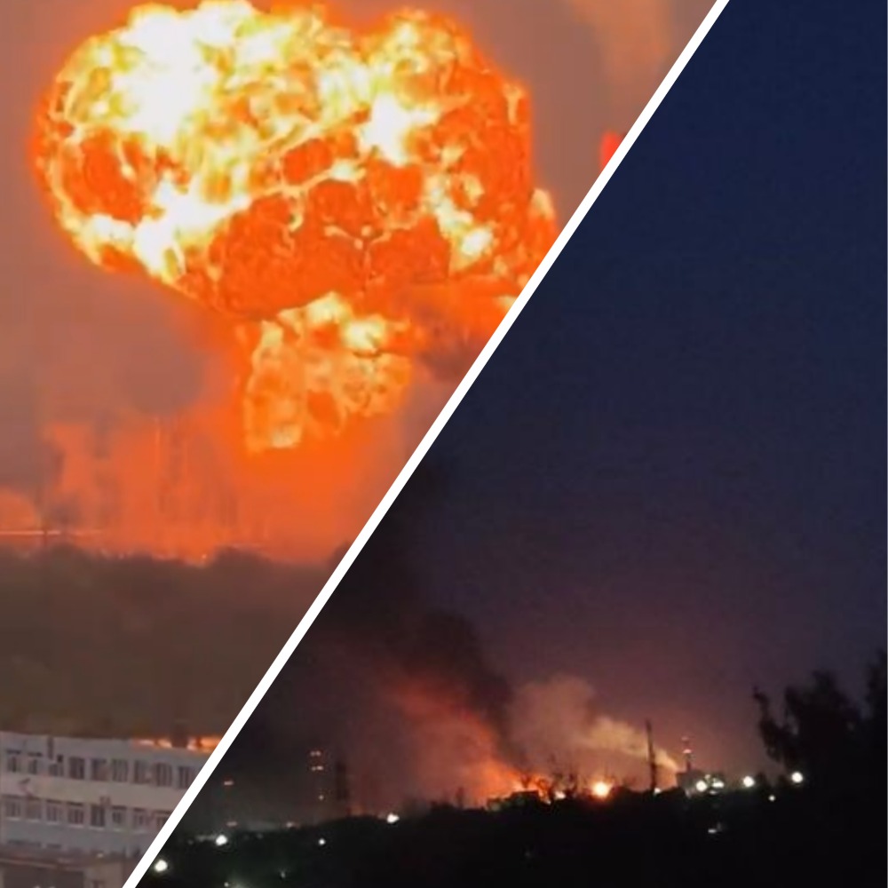 Дрони атакували нафтопереробні заводи в Рязані та Новокуйбишевську