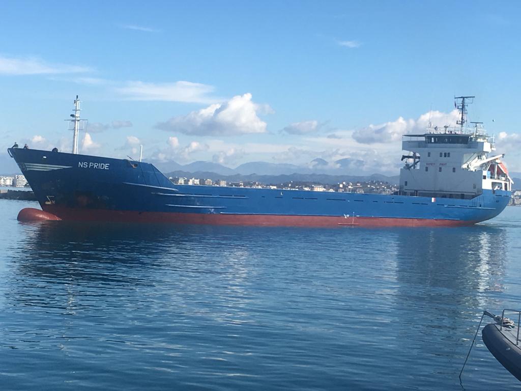 Civilian Cargo Ship NS PRIDE Struck Near Odesa Coast, Crew Unharmed