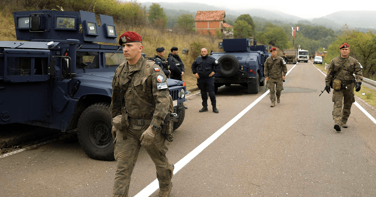 KFOR forces and Kosovo special forces at the administrative border with Serbia. September 2021. Photo credits: Kosovo media