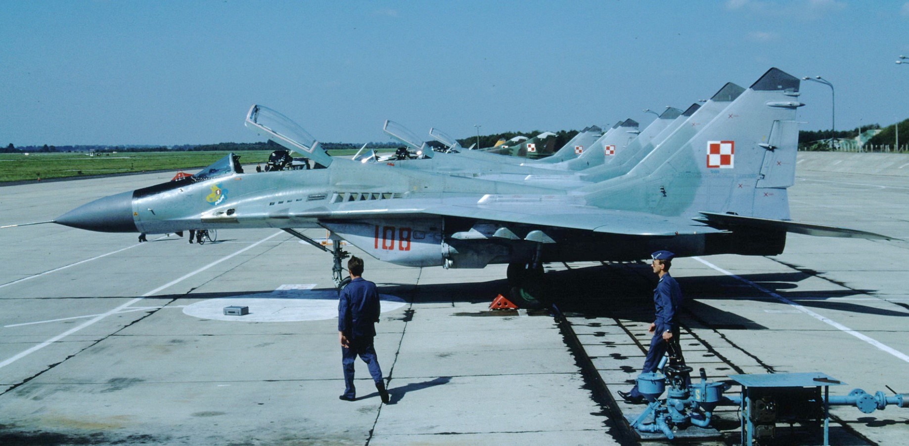 MiG-29 fighter jets of the Polish Air Force. 2012. Poland. Photo credits: Urs Baettig