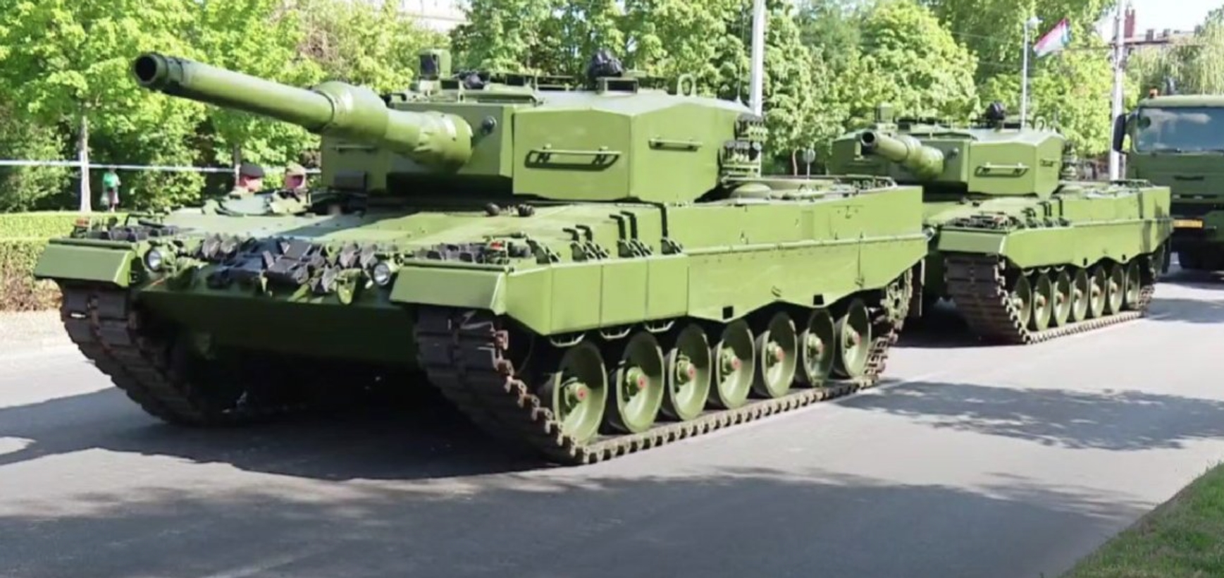 Танк Leopard 2A4 армії Хорватії. Серпень 2025. Джерело: informer.rs