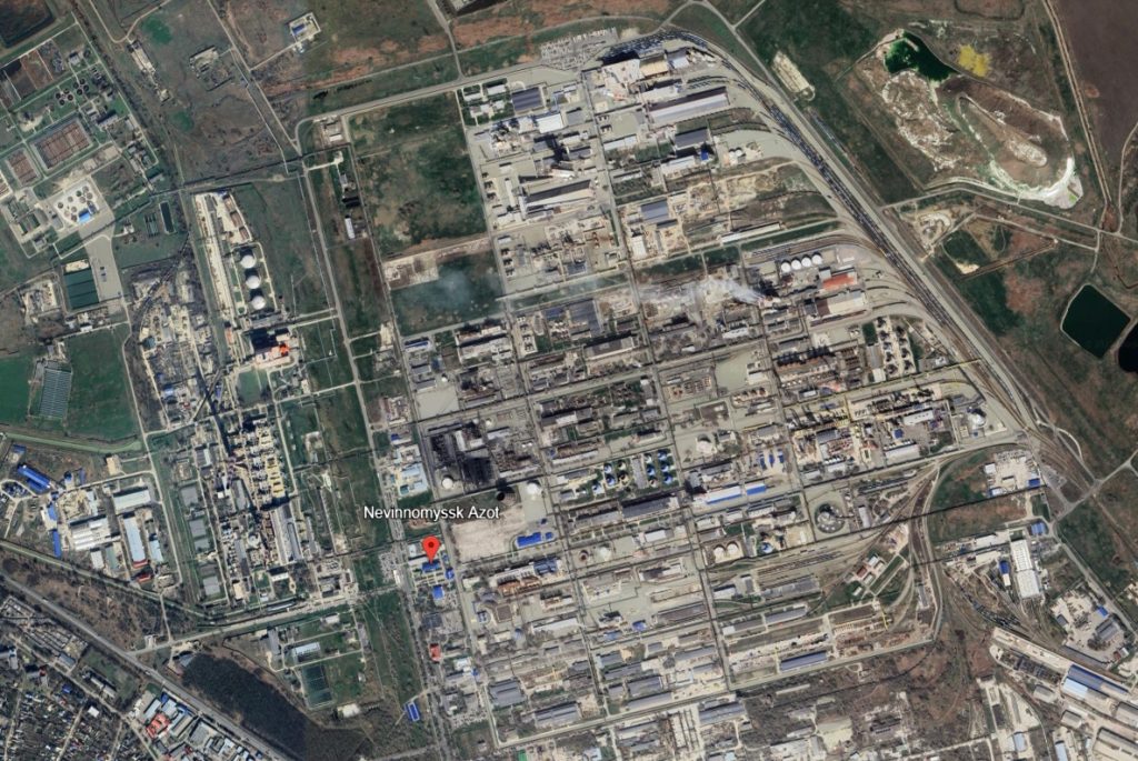 «Невинномысский Азот». Фото: Google Earth