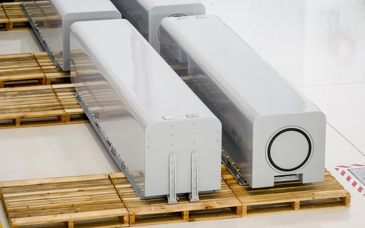 Австралійські пускові контейнери протикорабельних ракет NSM. Джерело: Kongsberg