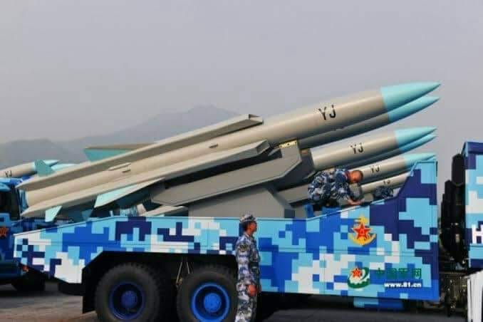YJ-12 anti-ship missiles. Photo credits 81China
