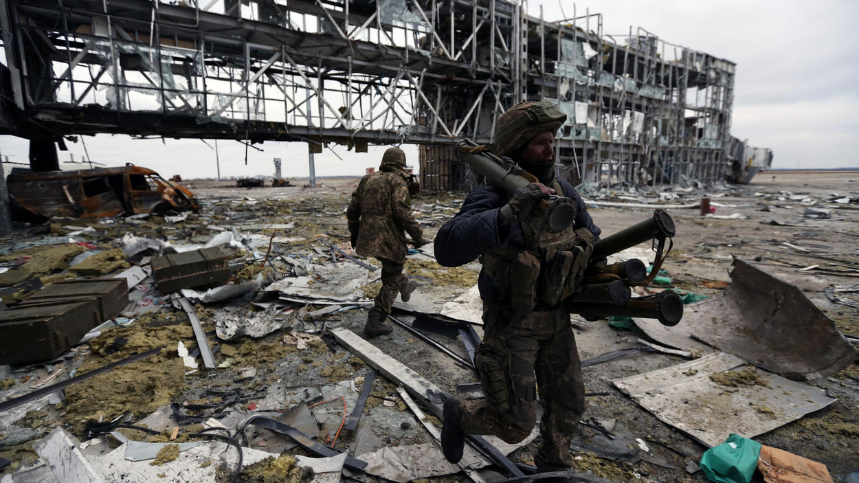 Battles for Donetsk airport. Photo credits: Serhiy Loiko