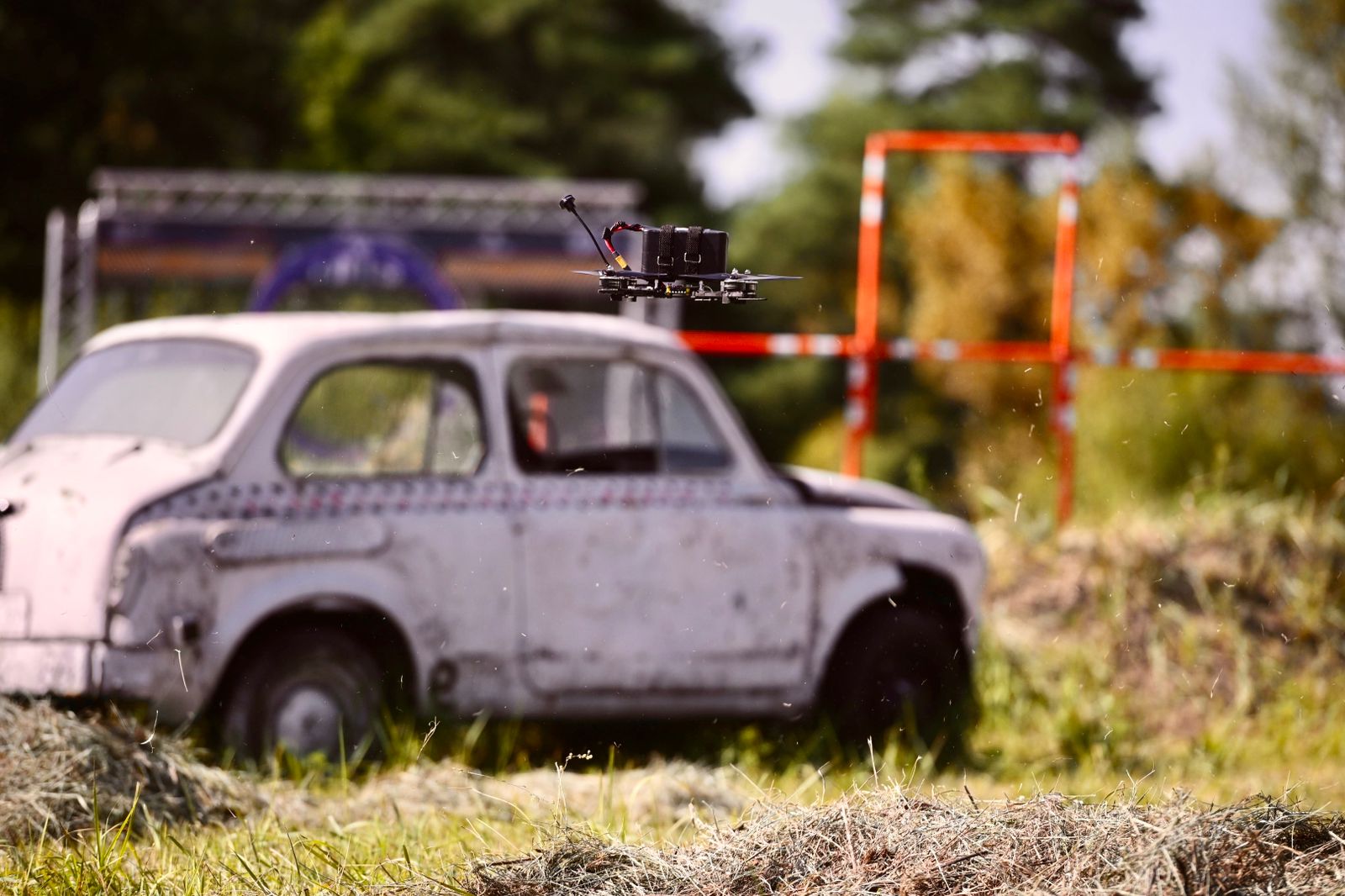 FPV-дрон під час проходження траси. Серпень 2025 Фото: ФСТУ