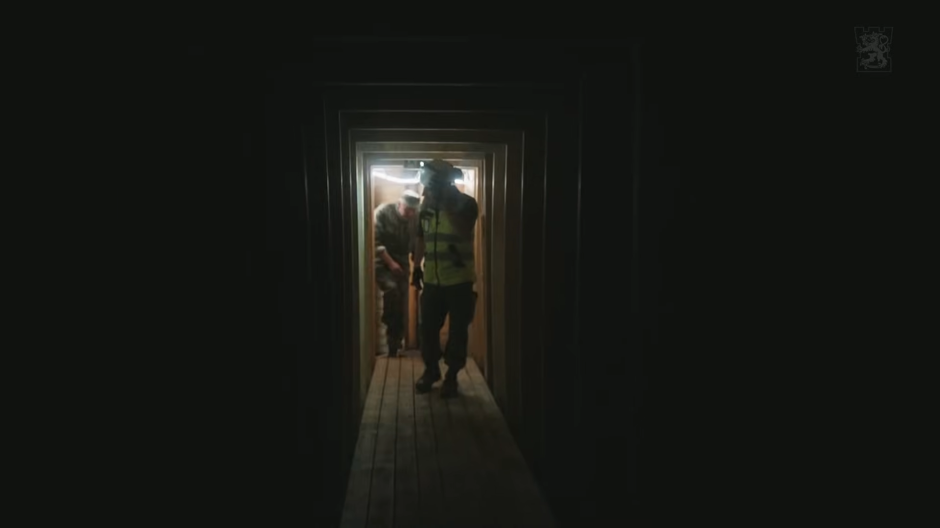 The Finnish underground fortified area built taking into account the experience of the war in Ukraine. Screenshot from the video of the Finnish army