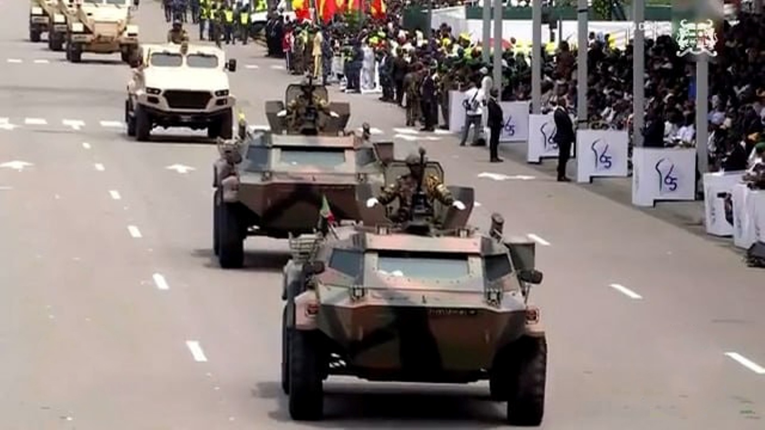 Belarusian Caiman armored vehicles of the Benin military. August 2025. Photo credits: afrik-inform.com
