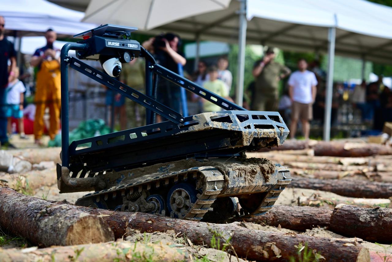 НРК Nurse TB20 долає перешкоди на Чемпіонаті України з технологічного спорту. Серпень 2025 Фото: ФСТУ
