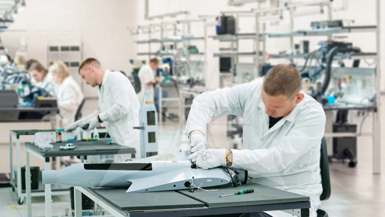 Assembling Zala drones. Photo credits: Zala Aero