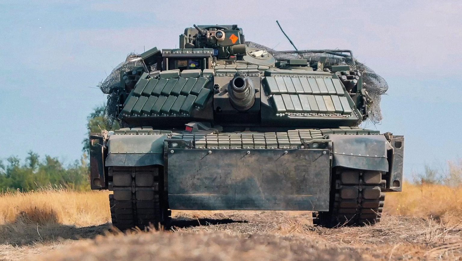 A Ukrainian M1A1 Abrams tank. Photo credits: 47th Separate Mechanized Brigade.
