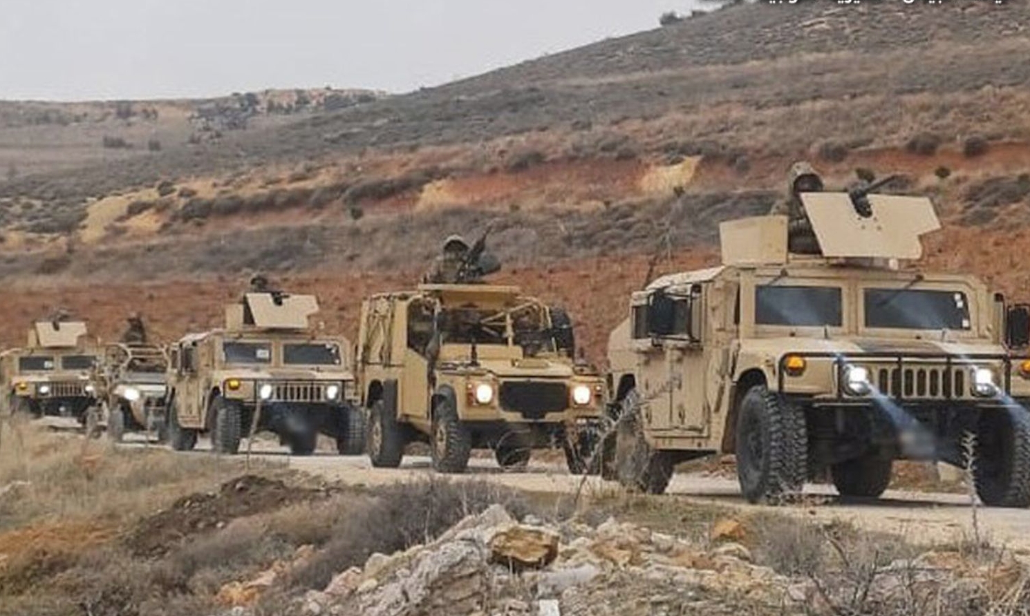 Машини M1152 HMMWV ліванської армії. 2025 рік. Джерело: english.enabbaladi.net