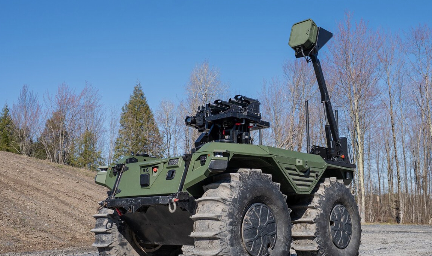 Наземний дрон Mission Master CXT з установкою Oerlikon Skyranger 762. Джерело: Rheinmetall