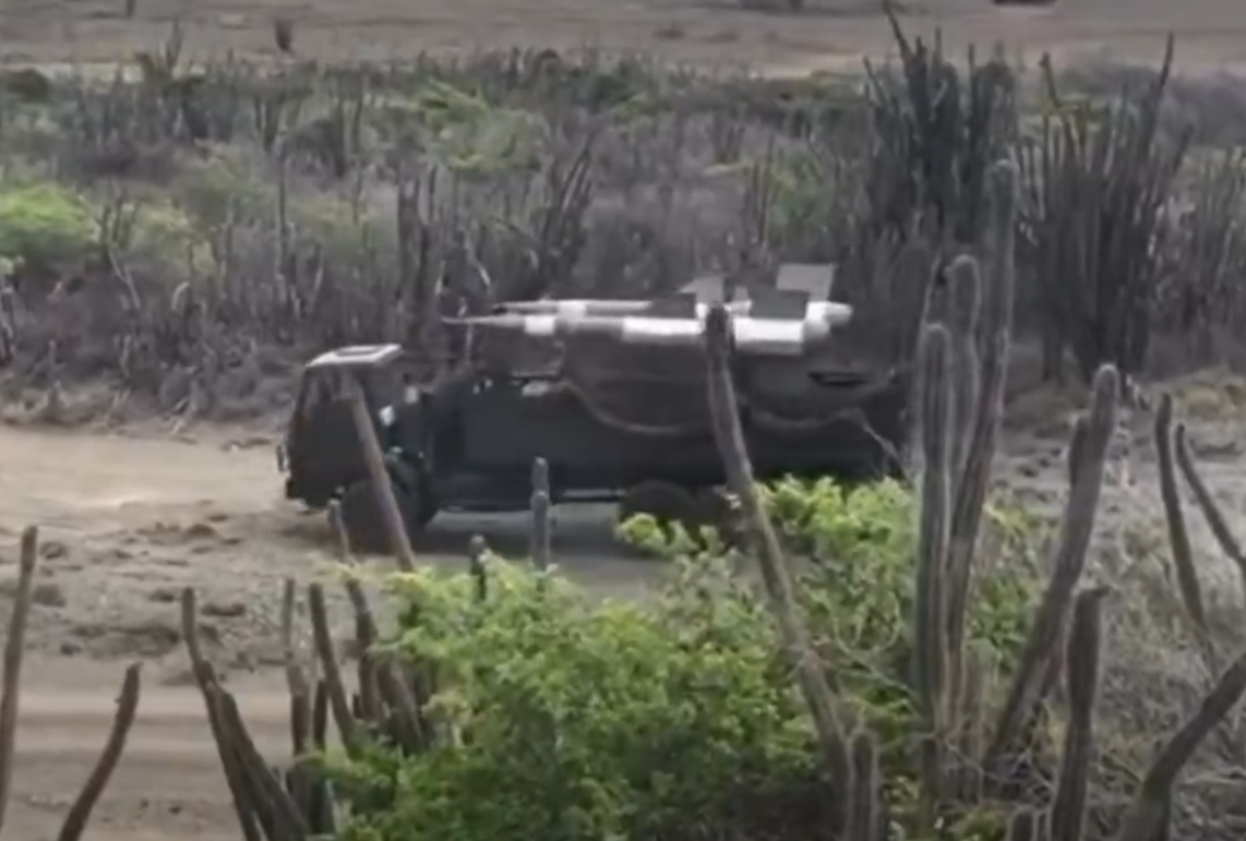 ЗРК С-125 «Печора-2M» на шасі North Benz 2629 армії Венесуели під час навчань Caribe Soberano 200. Вересень 2025. Джерело: South American & Global Defense News