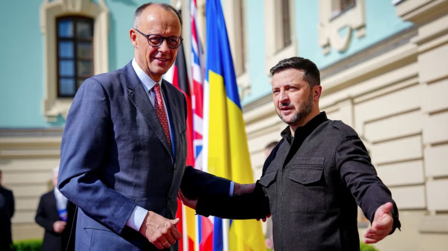 Фрідріх Мерц та Володимир Зеленський. Джерело: офіс президента