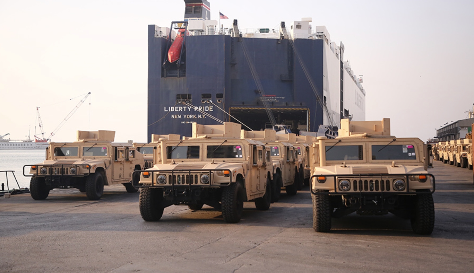 Машини M1152 HMMWV, які США передали Лівану у 2019 році. Джерело: Міноборони Лівану