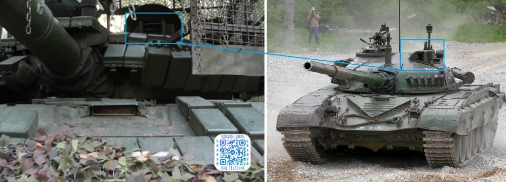 Приціл навідника SCS-84 на танку М-84A.