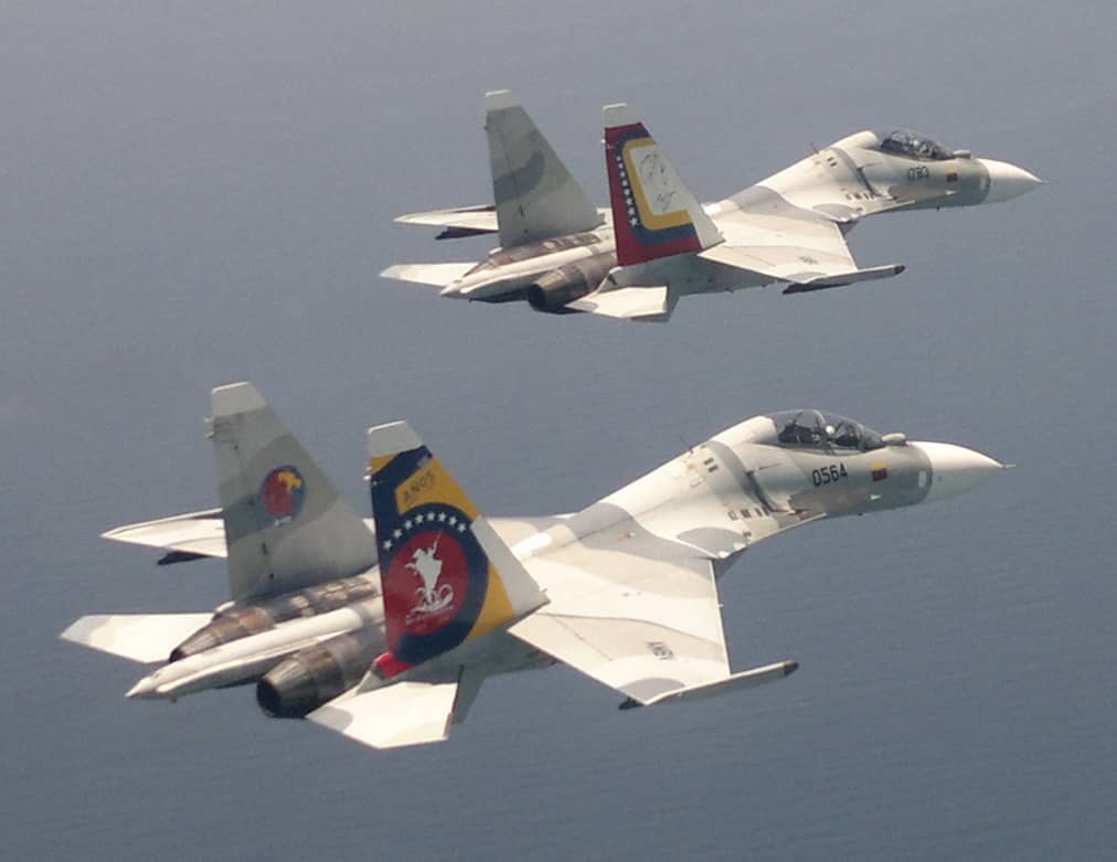 Венесуельські винищувачі Су-30МК2В. Джерело: Міноборони Венесуели