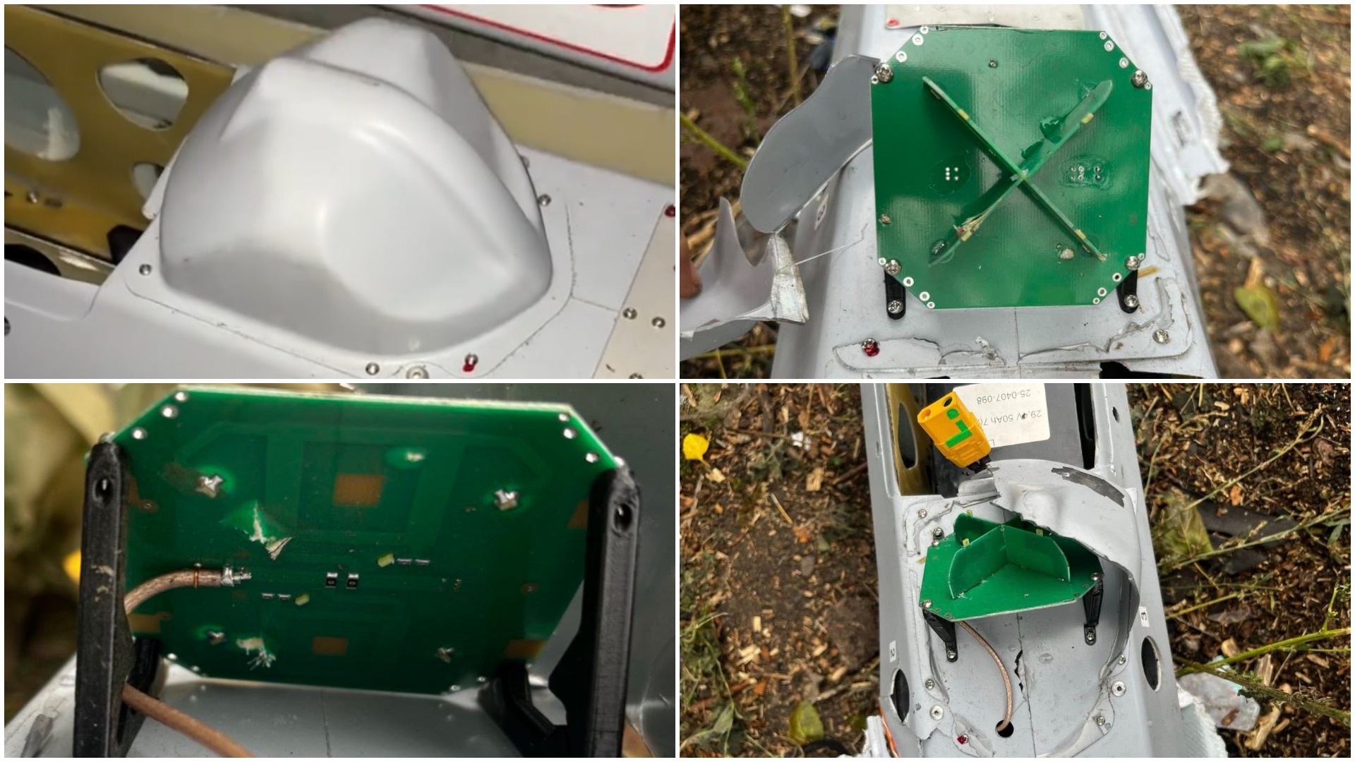 Антенна система на російському дроні "Ланцет" версії 2025 року. Україна. Джерело: Сергій Флеш