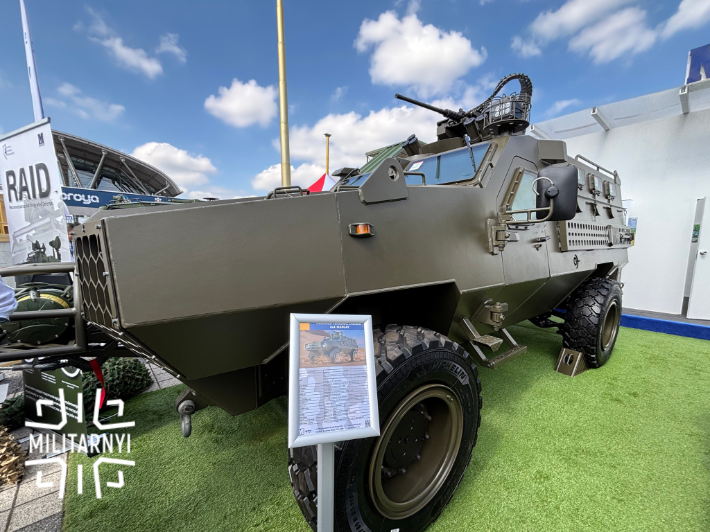 Бронеавтомобіль Mista Margay на оборонній виставці MSPO 2025. Фото: Мілітарний