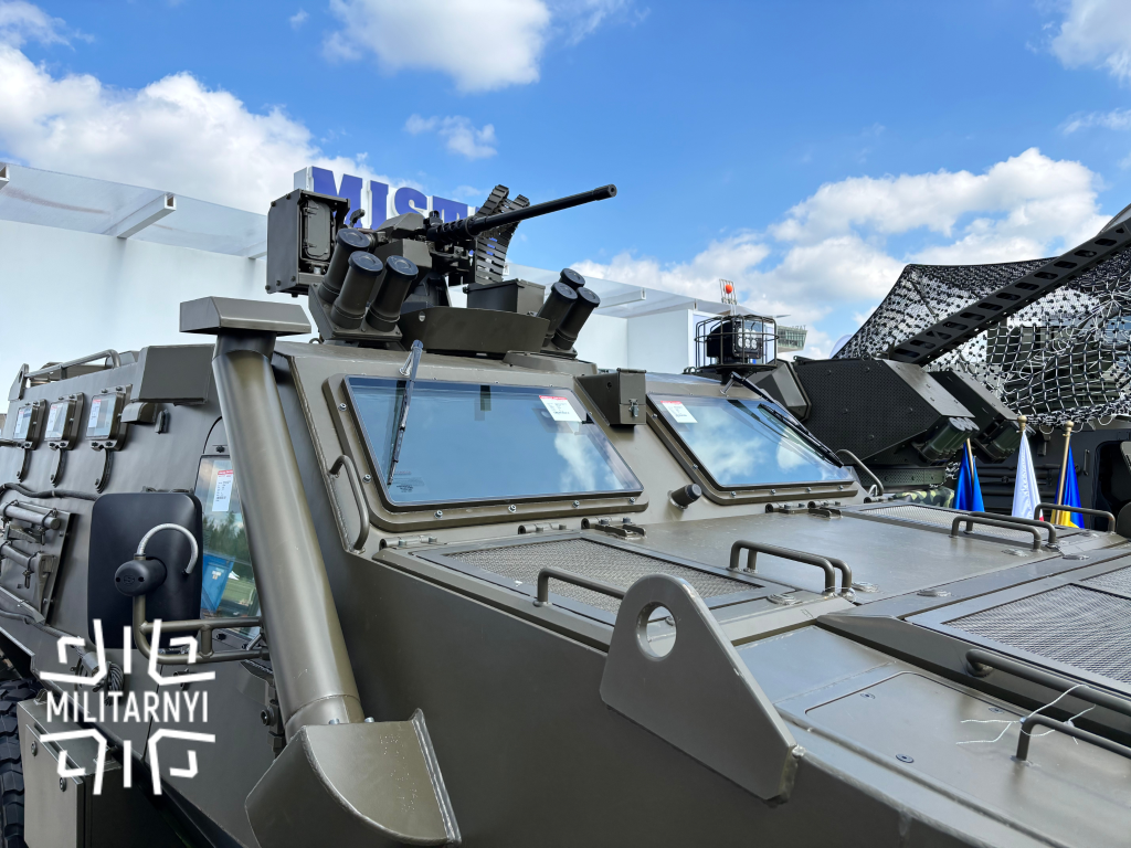 Дистанційно керований модуль на ББМ Mista Margay на оборонній виставці MSPO 2025. Фото: Мілітарний