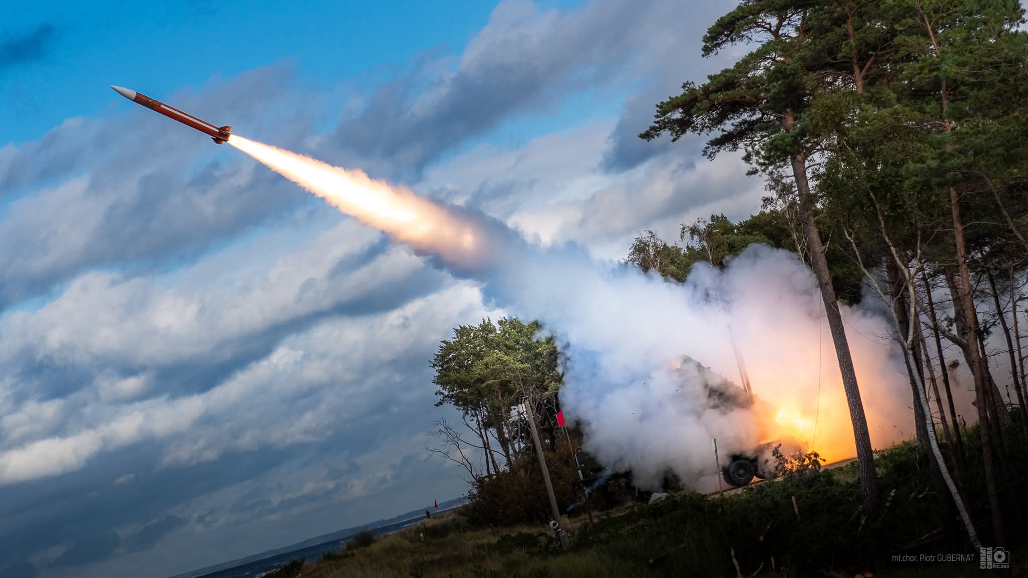 Пуск ракети ЗРК Patriot. Польща, вересень 2025. Фото: Piotr Gubernat