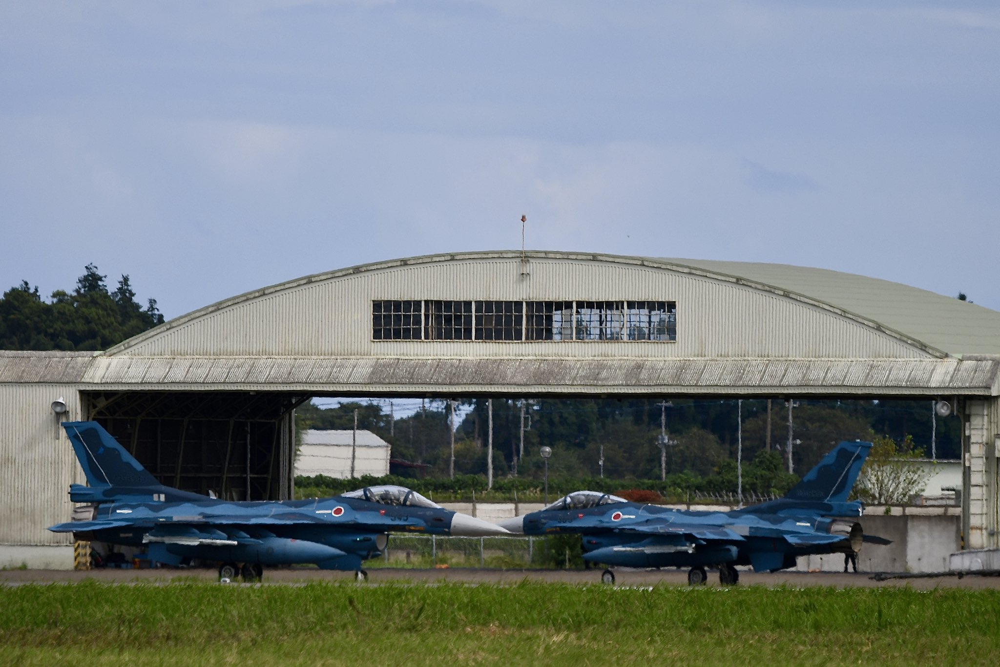 A pair of F-2A fighters from the 3rd Tactical Fighter Squadron. Photo credits: GB250_E