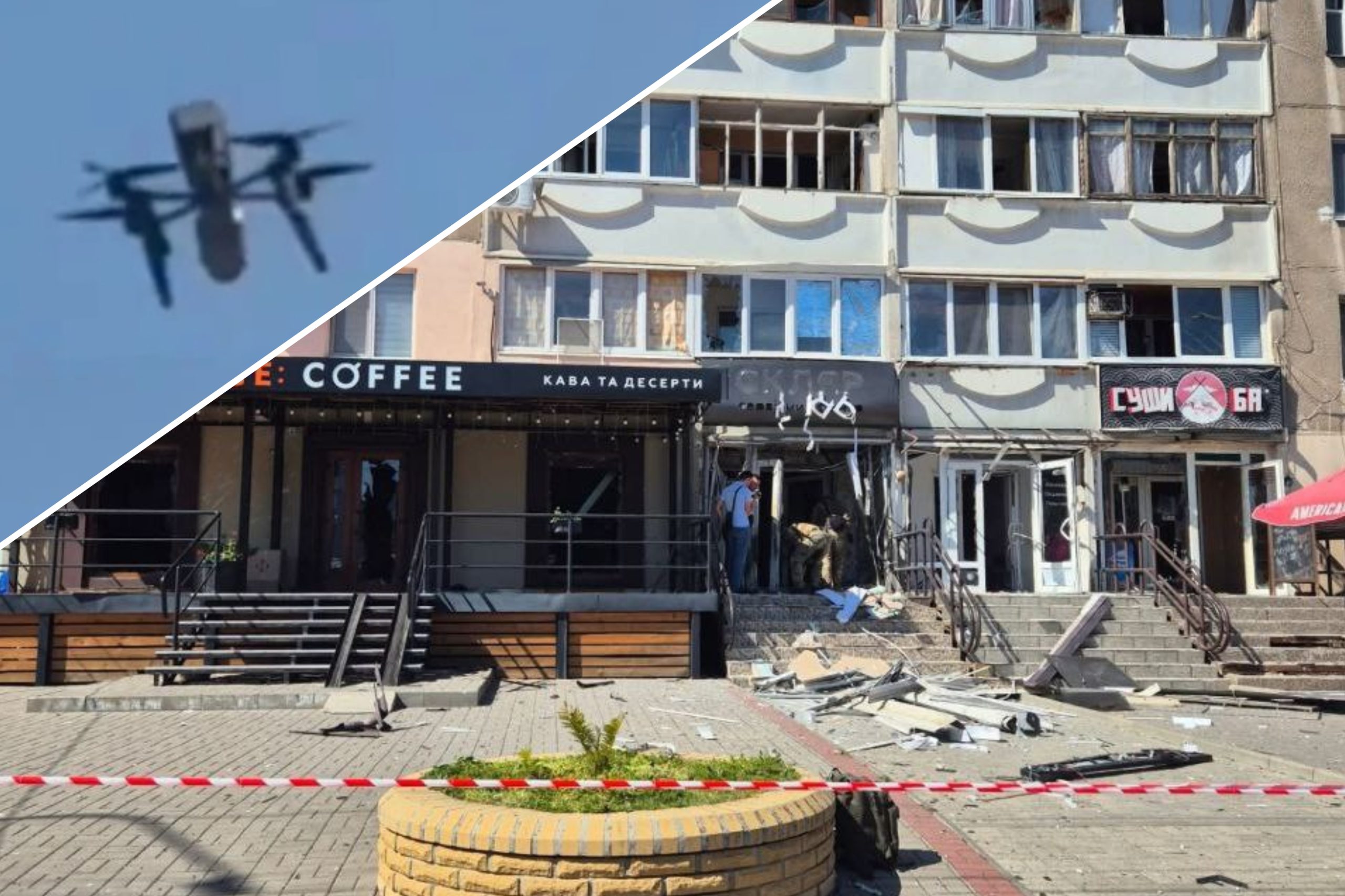 Російський FPV-дрон ударив по цивільним у Запоріжжі