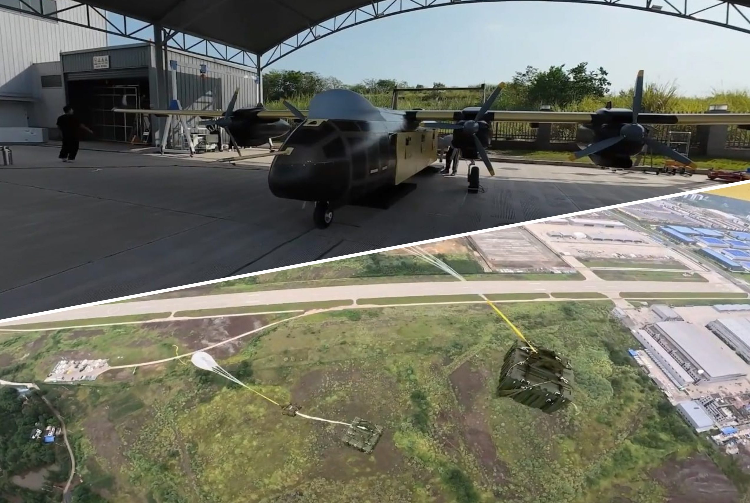 Chinese Drone Drops 1.2 Tons of Cargo