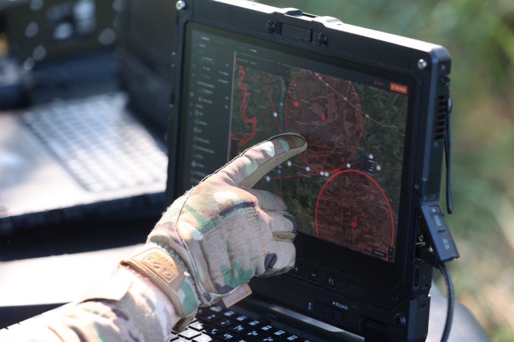 Інтерфейс системи управління дрону Buntar-3