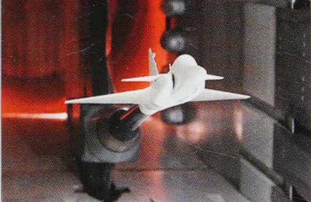 Моделька Gripen в аеродинамічній трубі. Фото Saab